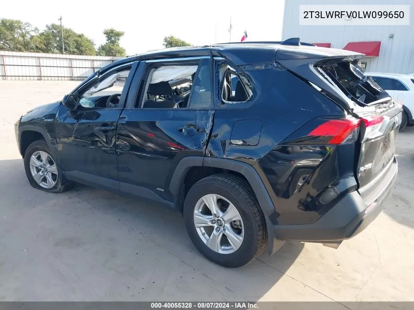 2020 Toyota Rav4 Le VIN: 2T3LWRFV0LW099650 Lot: 40055328