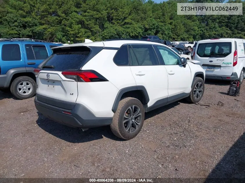 2020 Toyota Rav4 Le VIN: 2T3H1RFV1LC062449 Lot: 40064208