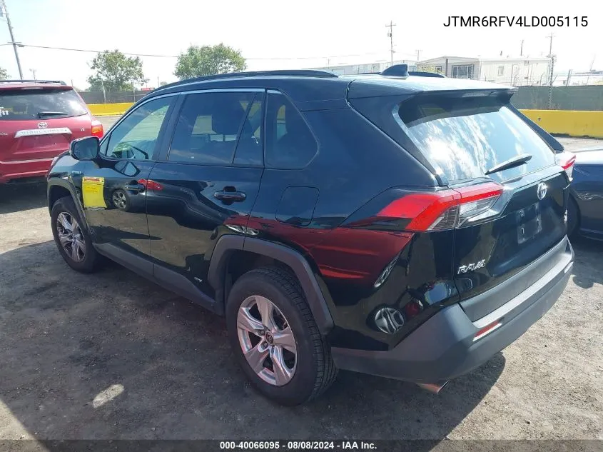 JTMR6RFV4LD005115 2020 Toyota Rav4 Hybrid Xle