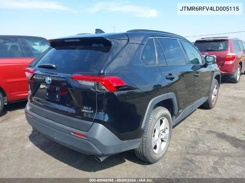 JTMR6RFV4LD005115 2020 Toyota Rav4 Hybrid Xle