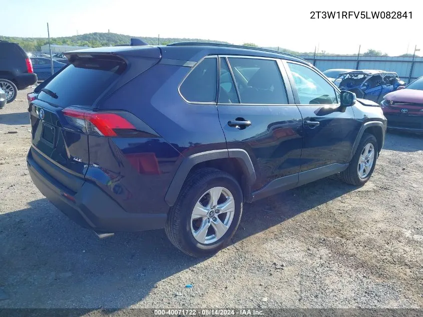 2020 Toyota Rav4 Xle VIN: 2T3W1RFV5LW082841 Lot: 40071722