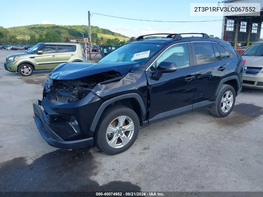 2T3P1RFV3LC067552 2020 Toyota Rav4 Xle