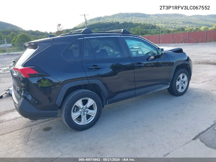 2T3P1RFV3LC067552 2020 Toyota Rav4 Xle