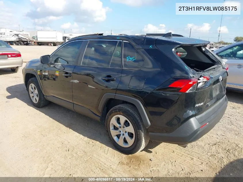 2020 Toyota Rav4 Le VIN: 2T3H1RFV8LW085175 Lot: 40096817