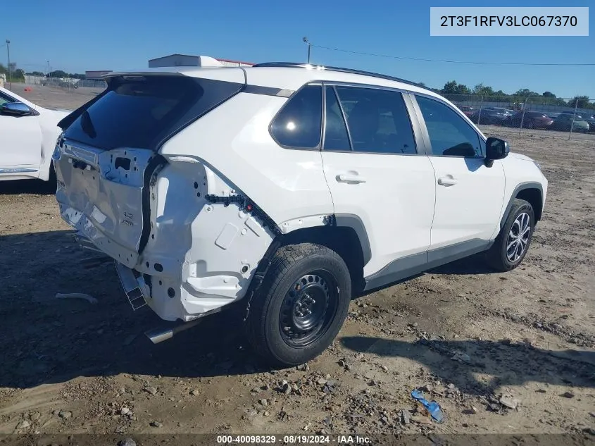 2T3F1RFV3LC067370 2020 Toyota Rav4 Le