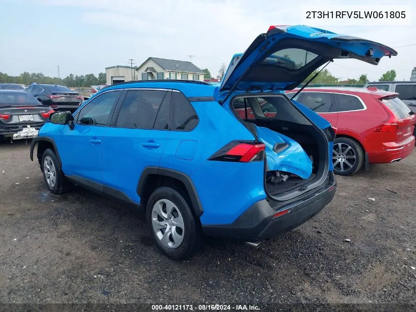 2020 Toyota Rav4 Le VIN: 2T3H1RFV5LW061805 Lot: 40121173