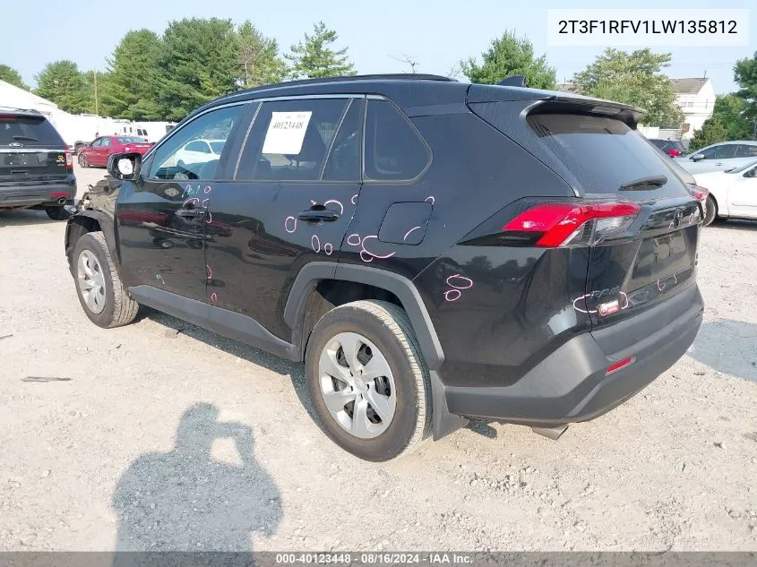 2T3F1RFV1LW135812 2020 Toyota Rav4 Le