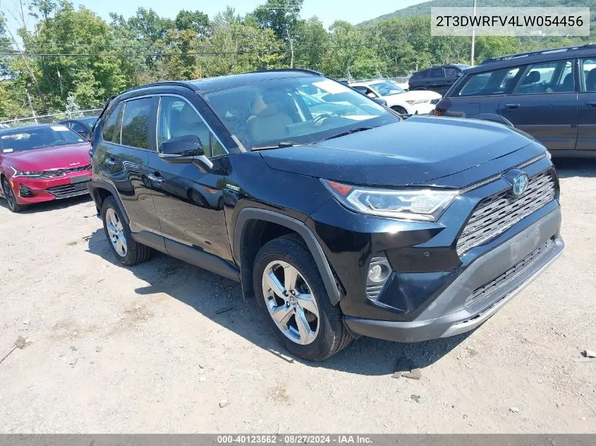 2020 Toyota Rav4 Hybrid Limited VIN: 2T3DWRFV4LW054456 Lot: 40123562