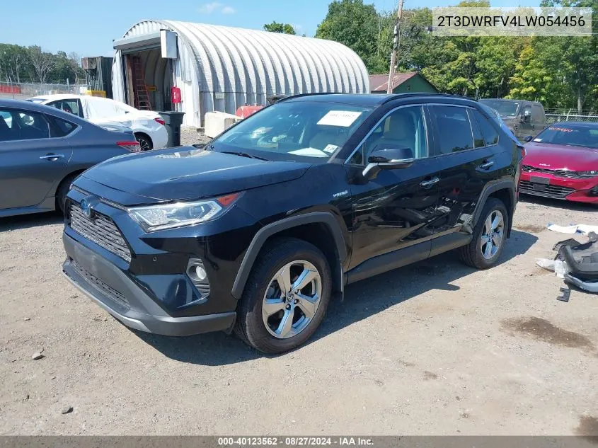 2020 Toyota Rav4 Hybrid Limited VIN: 2T3DWRFV4LW054456 Lot: 40123562