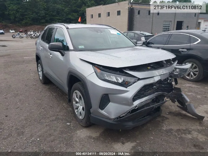 2020 Toyota Rav4 Le VIN: 2T3F1RFV6LC110812 Lot: 40134111