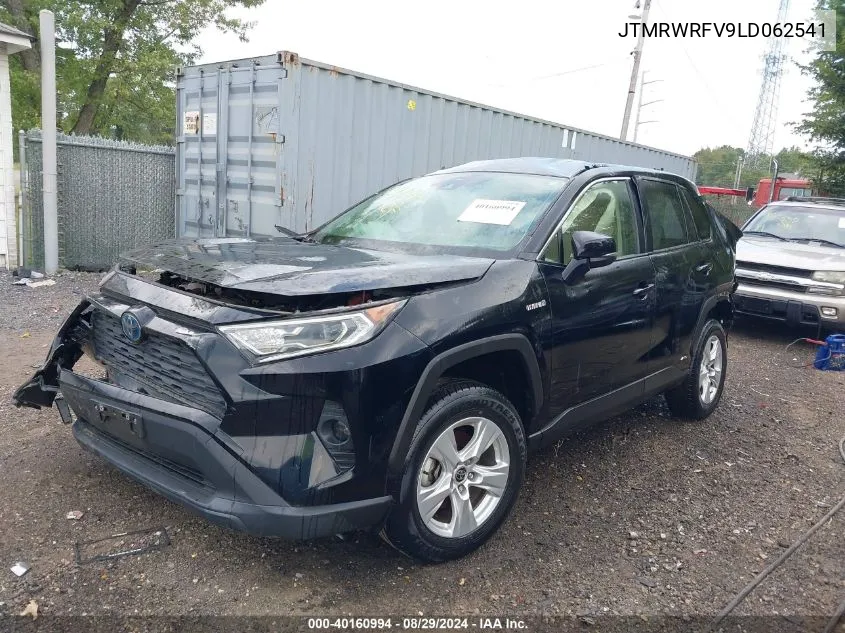 2020 Toyota Rav4 Hybrid Xle VIN: JTMRWRFV9LD062541 Lot: 40160994