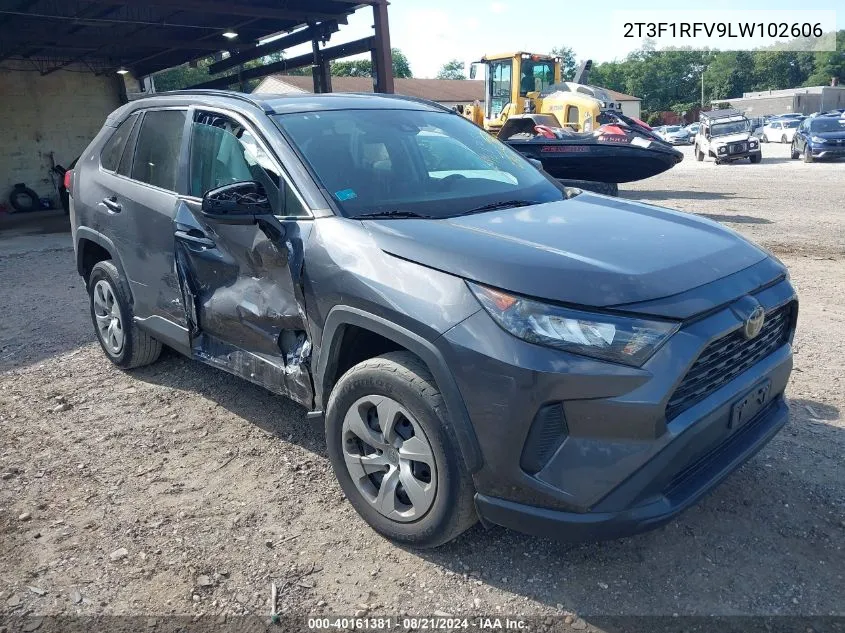 2020 Toyota Rav4 Le VIN: 2T3F1RFV9LW102606 Lot: 40161381