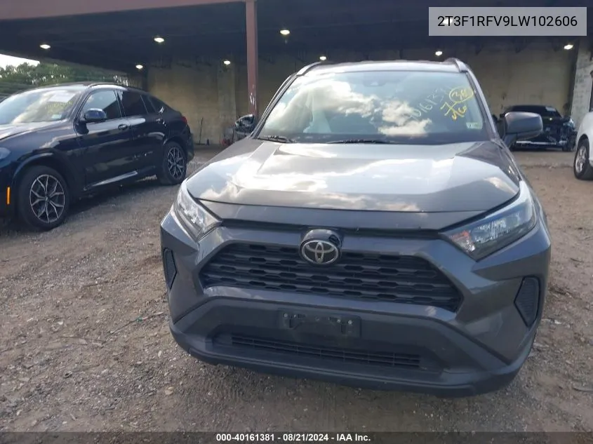 2020 Toyota Rav4 Le VIN: 2T3F1RFV9LW102606 Lot: 40161381