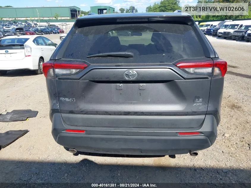 2020 Toyota Rav4 Le VIN: 2T3F1RFV9LW102606 Lot: 40161381