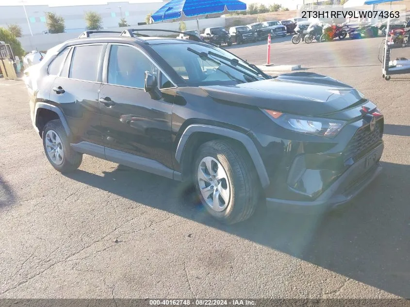 2020 Toyota Rav4 Le VIN: 2T3H1RFV9LW074363 Lot: 40162748