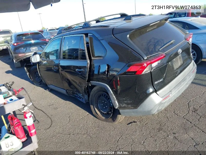 2020 Toyota Rav4 Le VIN: 2T3H1RFV9LW074363 Lot: 40162748