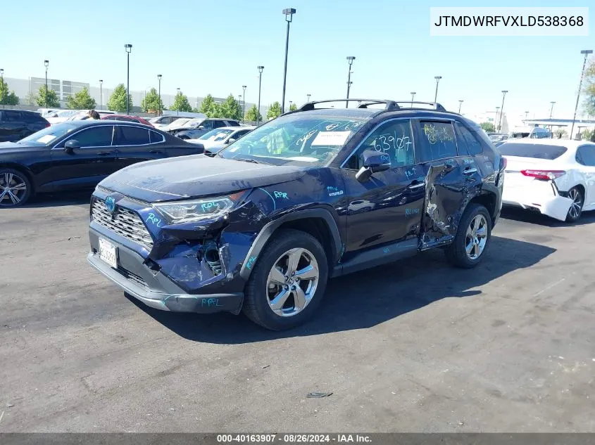 JTMDWRFVXLD538368 2020 Toyota Rav4 Hybrid Limited