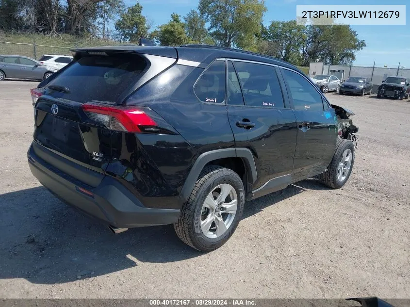 2020 Toyota Rav4 Xle VIN: 2T3P1RFV3LW112679 Lot: 40172167