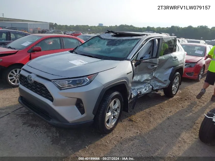 2T3RWRFV1LW079157 2020 Toyota Rav4 Hybrid Xle