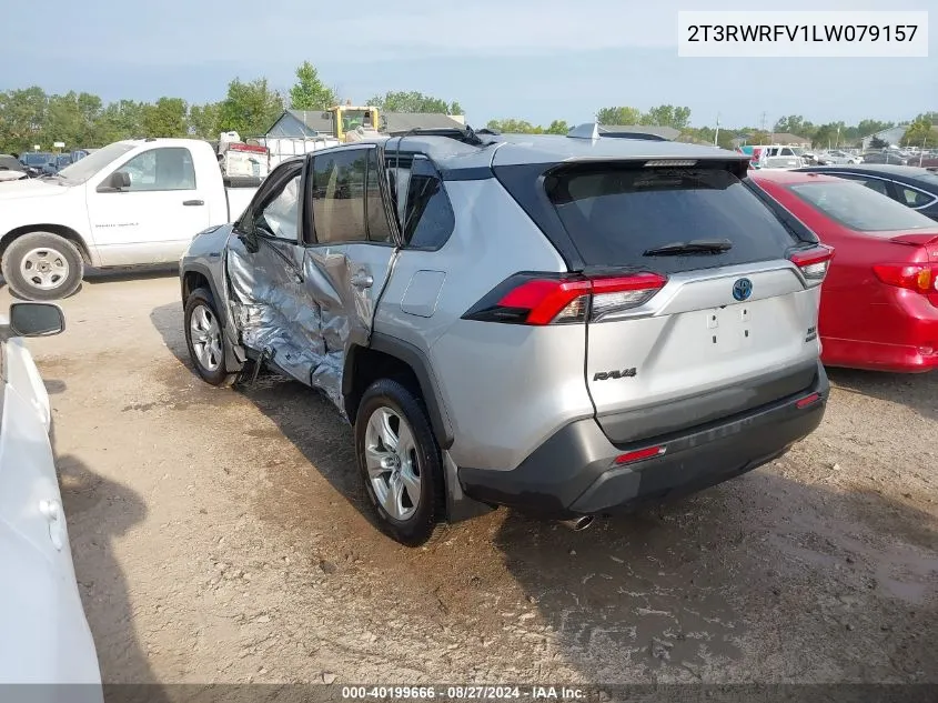 2T3RWRFV1LW079157 2020 Toyota Rav4 Hybrid Xle