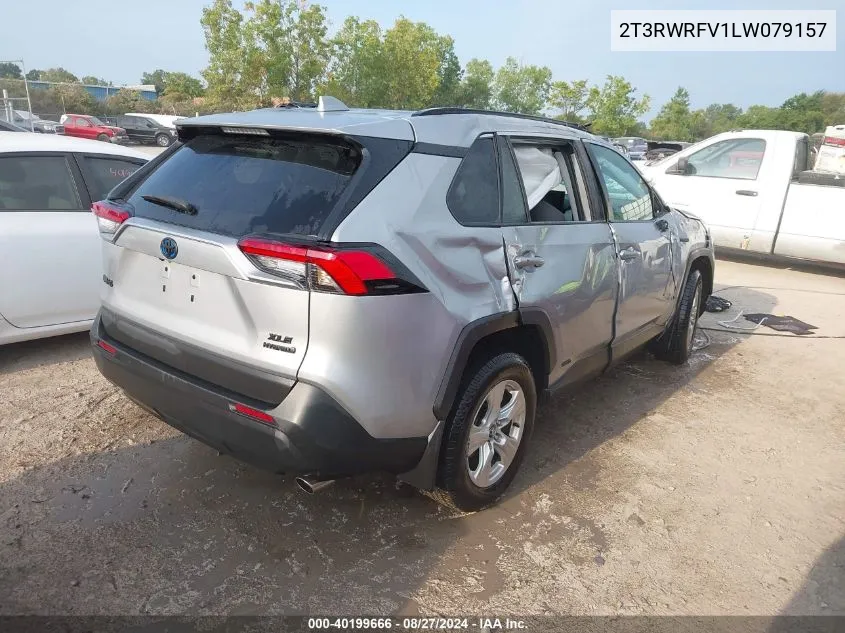 2T3RWRFV1LW079157 2020 Toyota Rav4 Hybrid Xle