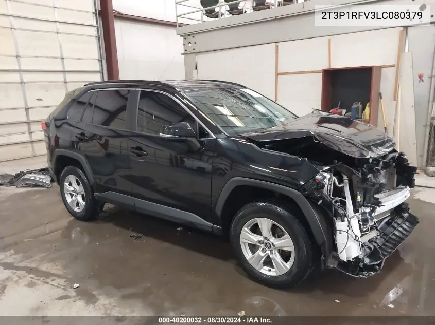 2T3P1RFV3LC080379 2020 Toyota Rav4 Xle