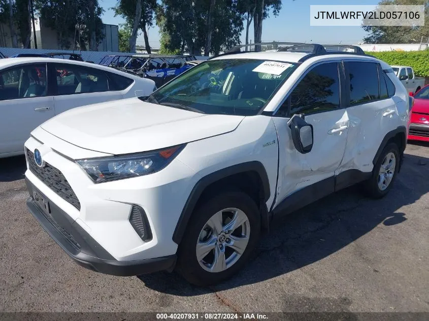 JTMLWRFV2LD057106 2020 Toyota Rav4 Hybrid Le