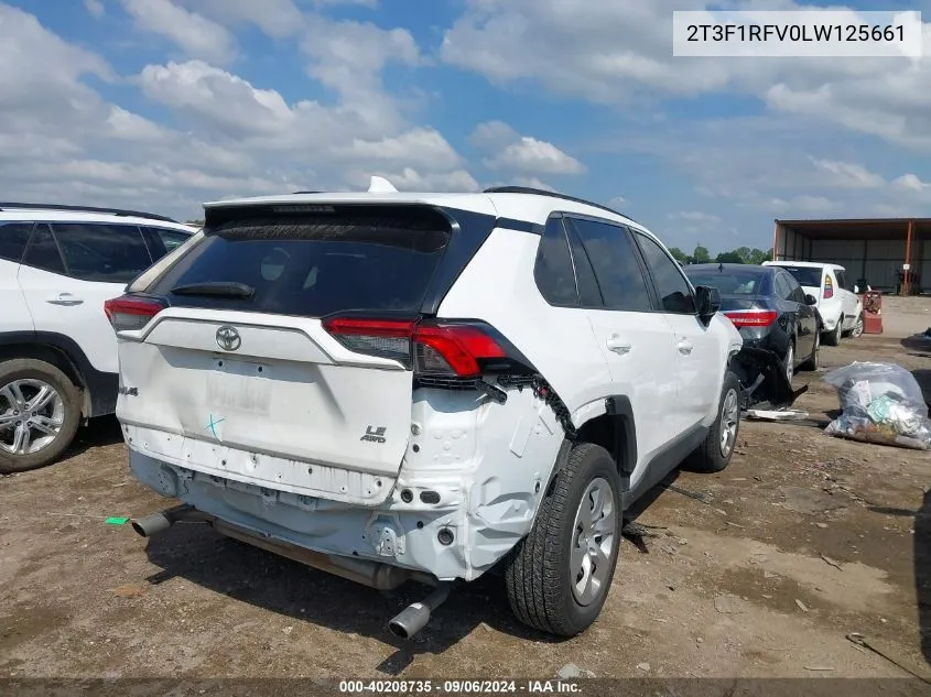 2T3F1RFV0LW125661 2020 Toyota Rav4 Le