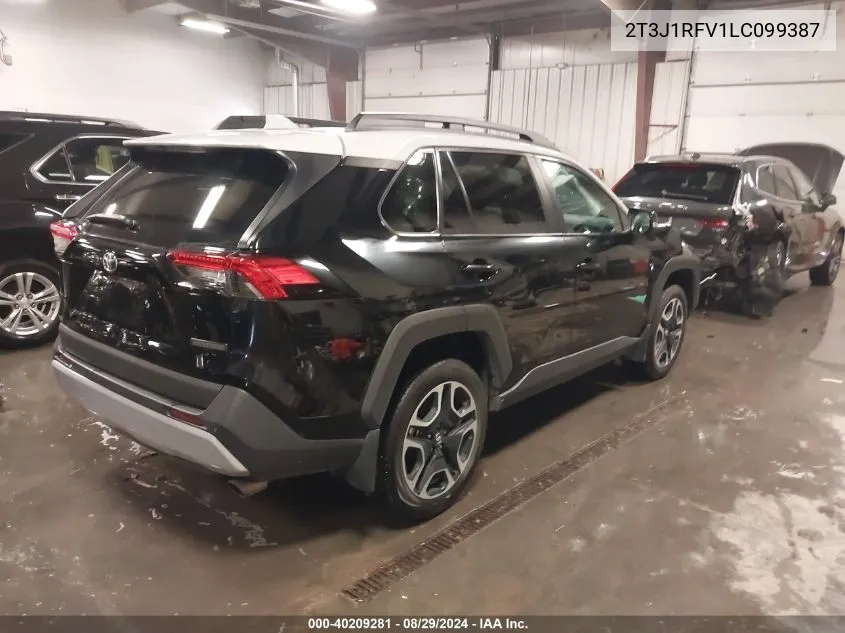 2020 Toyota Rav4 Adventure VIN: 2T3J1RFV1LC099387 Lot: 40209281