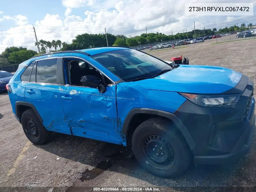 2T3H1RFVXLC067472 2020 Toyota Rav4 Le