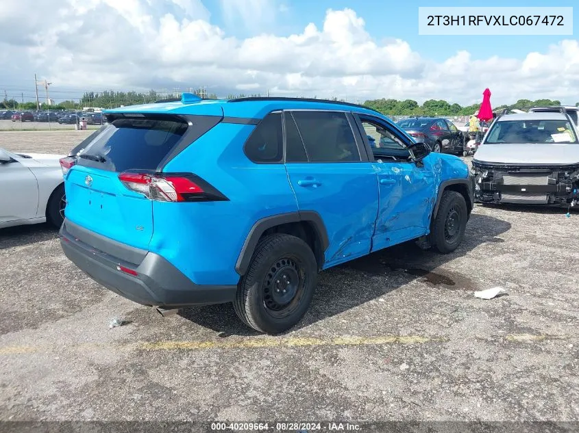 2T3H1RFVXLC067472 2020 Toyota Rav4 Le