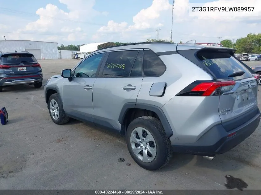 2020 Toyota Rav4 Le VIN: 2T3G1RFV9LW089957 Lot: 40224468