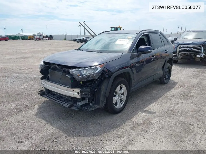 2020 Toyota Rav4 Xle VIN: 2T3W1RFV8LC050077 Lot: 40227039