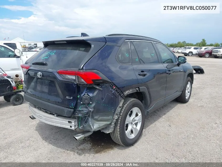 2020 Toyota Rav4 Xle VIN: 2T3W1RFV8LC050077 Lot: 40227039