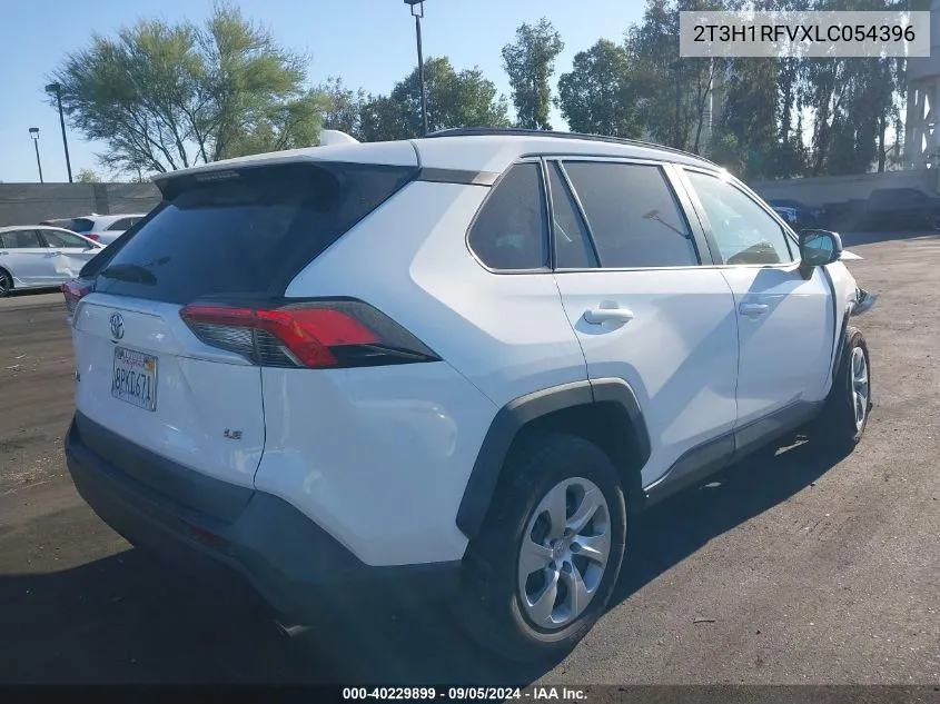 2020 Toyota Rav4 Le VIN: 2T3H1RFVXLC054396 Lot: 40229899