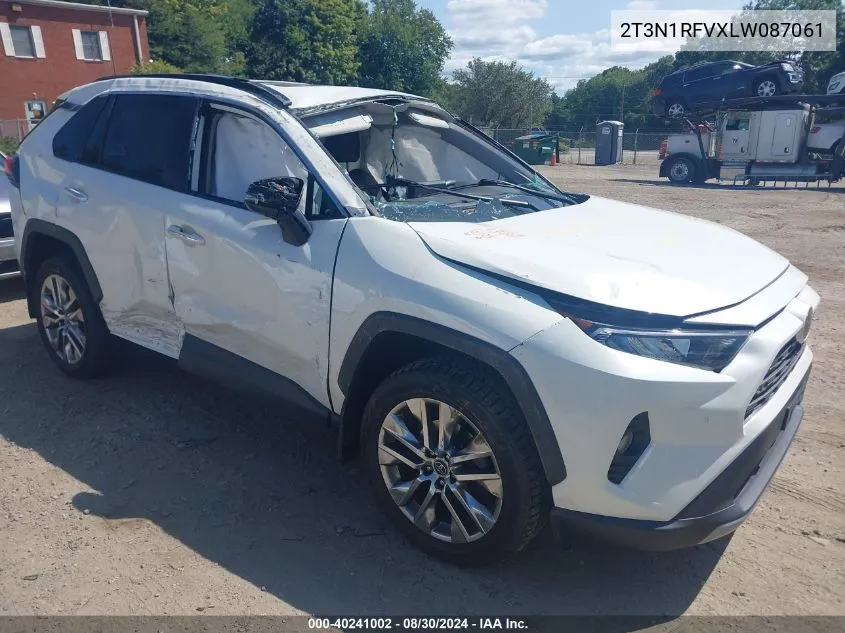 2020 Toyota Rav4 Limited VIN: 2T3N1RFVXLW087061 Lot: 40241002