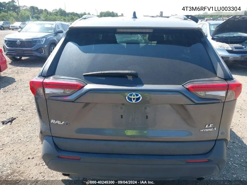 4T3M6RFV1LU003304 2020 Toyota Rav4 Hybrid Le