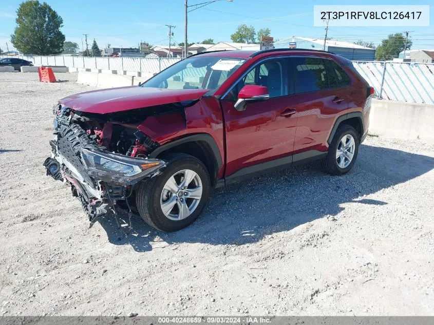 2T3P1RFV8LC126417 2020 Toyota Rav4 Xle