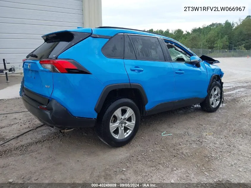 2020 Toyota Rav4 Xle/Xle Premium VIN: 2T3W1RFV2LW066967 Lot: 40249809