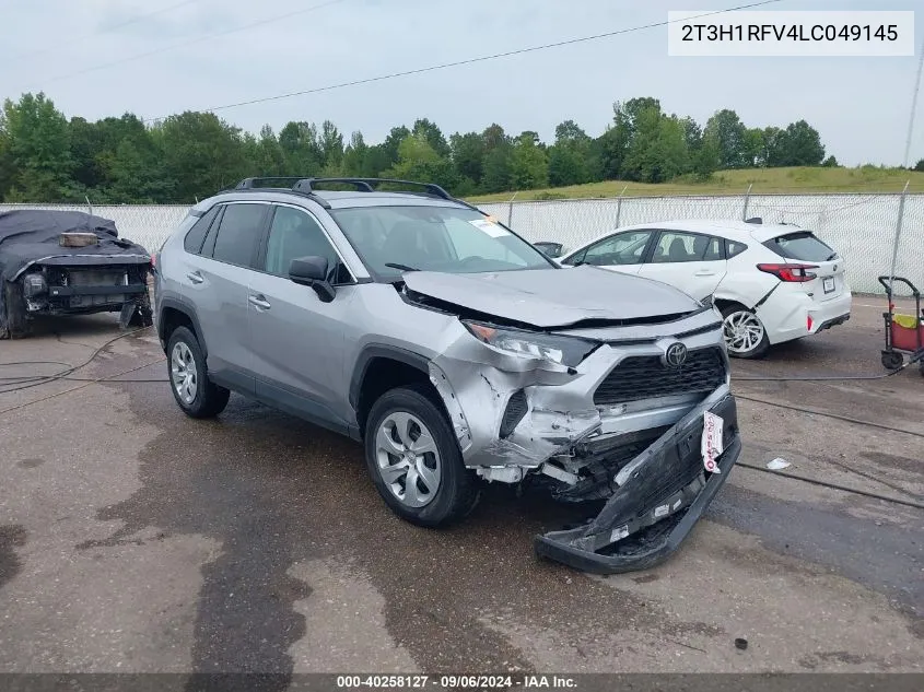 2T3H1RFV4LC049145 2020 Toyota Rav4 Le