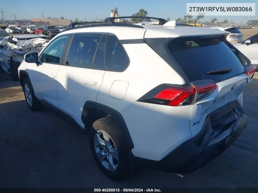 2020 Toyota Rav4 Xle VIN: 2T3W1RFV5LW083066 Lot: 40258815