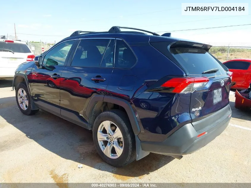 2020 Toyota Rav4 Hybrid Xle/Xle Premium/Xse VIN: JTMR6RFV7LD004184 Lot: 40276903