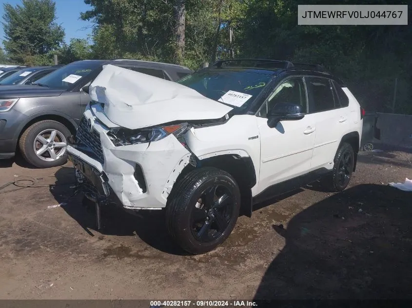 2020 Toyota Rav4 Hybrid Xse VIN: JTMEWRFV0LJ044767 Lot: 40282157