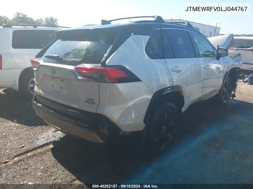 JTMEWRFV0LJ044767 2020 Toyota Rav4 Hybrid Xse