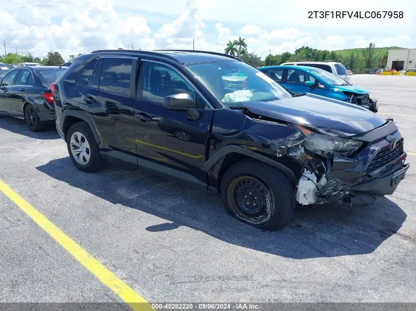 2T3F1RFV4LC067958 2020 Toyota Rav4 Le