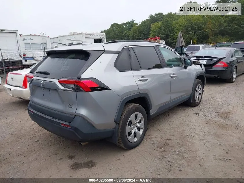 2020 Toyota Rav4 Le VIN: 2T3F1RFV9LW092126 Lot: 40285500