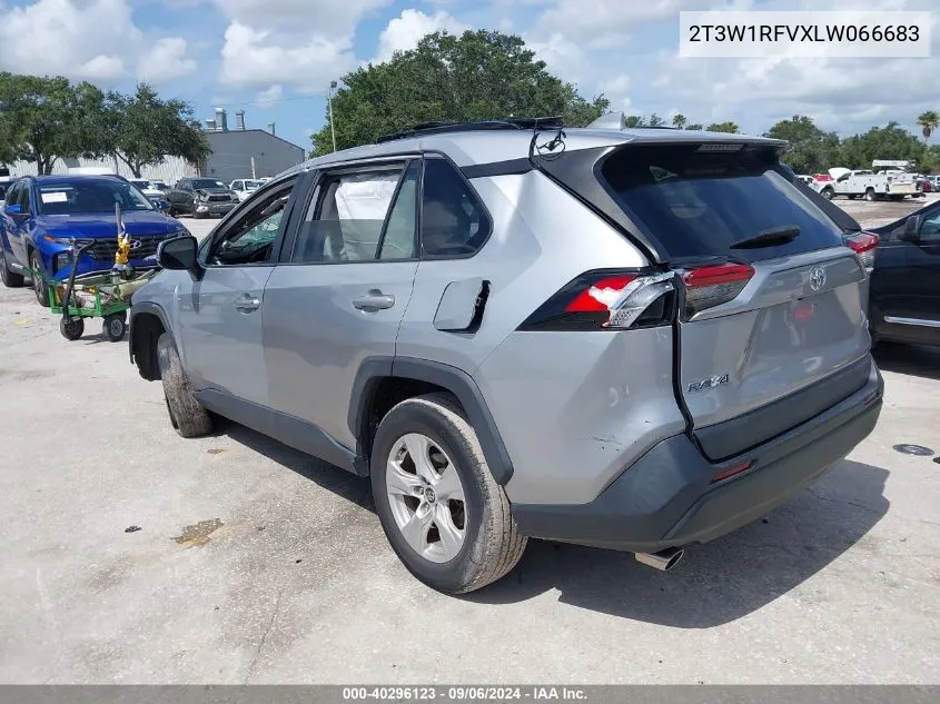 2020 Toyota Rav4 Xle VIN: 2T3W1RFVXLW066683 Lot: 40296123