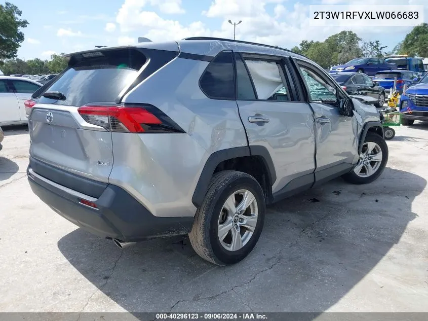 2020 Toyota Rav4 Xle VIN: 2T3W1RFVXLW066683 Lot: 40296123