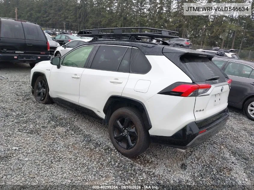 2020 Toyota Rav4 Hybrid Xse VIN: JTMEWRFV6LD546634 Lot: 40599275