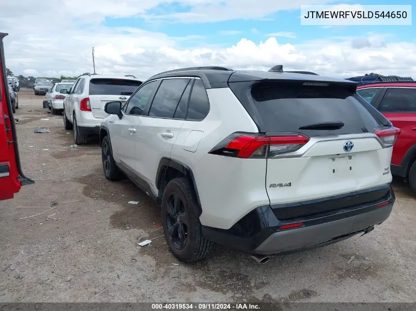 2020 Toyota Rav4 Xse VIN: JTMEWRFV5LD544650 Lot: 40319534